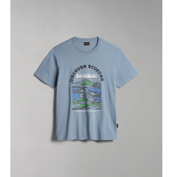 NAPAPIJRI SANGAY SS TEE BLUE FADED (NP0A4H2DB2B1)