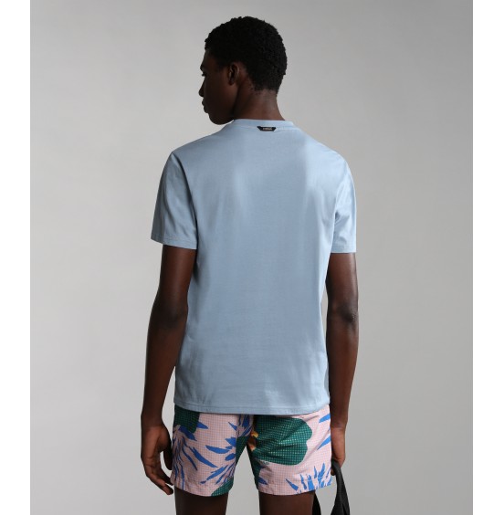 NAPAPIJRI SANGAY SS TEE BLUE FADED (NP0A4H2DB2B1)