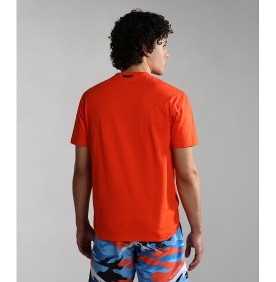 NAPAPIJRI SANGAY SS TEE RED CHERRY (NP0A4H2DR051)