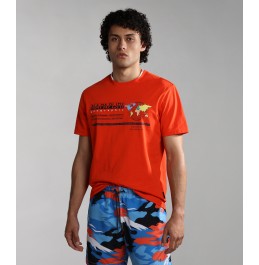 NAPAPIJRI SANGAY SS TEE RED CHERRY (NP0A4H2DR051)