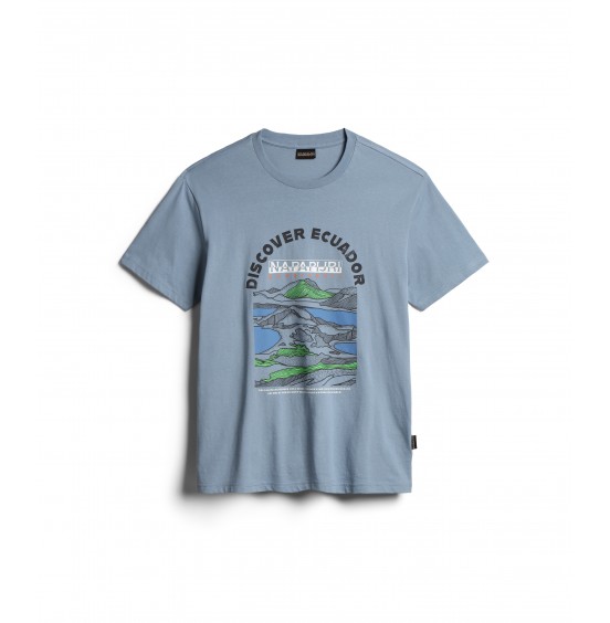 NAPAPIJRI SANGAY SS TEE BLUE FADED (NP0A4H2DB2B1)