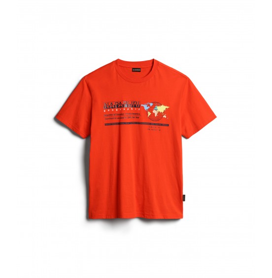 NAPAPIJRI SANGAY SS TEE RED CHERRY (NP0A4H2DR051)
