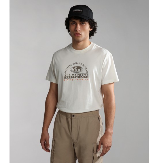 NAPAPIJRI MACAS SS TEE BRIGHT WHITE (NP0A4H2HN1A1)