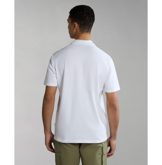 NAPAPIJRI EALIS POLO SS TEE BRIGHT WHITE (NP0A4H8B0021)