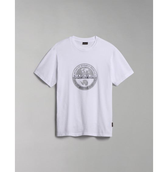 NAPAPIJRI BOLLO SS TEE BRIGHT WHITE (NP0A4H9K0021)