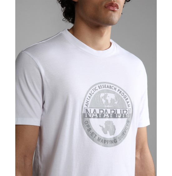 NAPAPIJRI BOLLO SS TEE BRIGHT WHITE (NP0A4H9K0021)