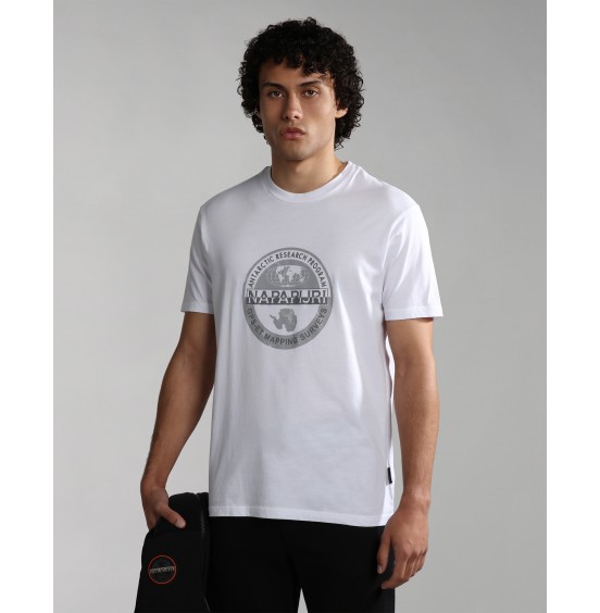 NAPAPIJRI BOLLO SS TEE BRIGHT WHITE (NP0A4H9K0021)