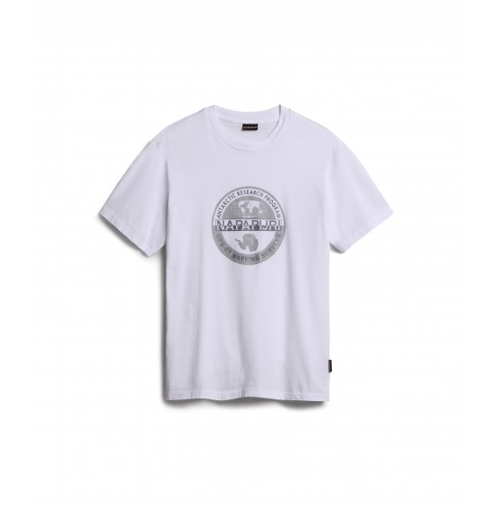 NAPAPIJRI BOLLO SS TEE BRIGHT WHITE (NP0A4H9K0021)