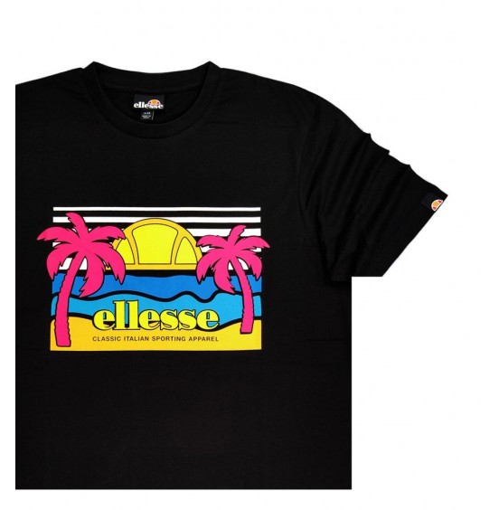 ELLESSE SECHSARO TEE BLACK (SHM13825-011)