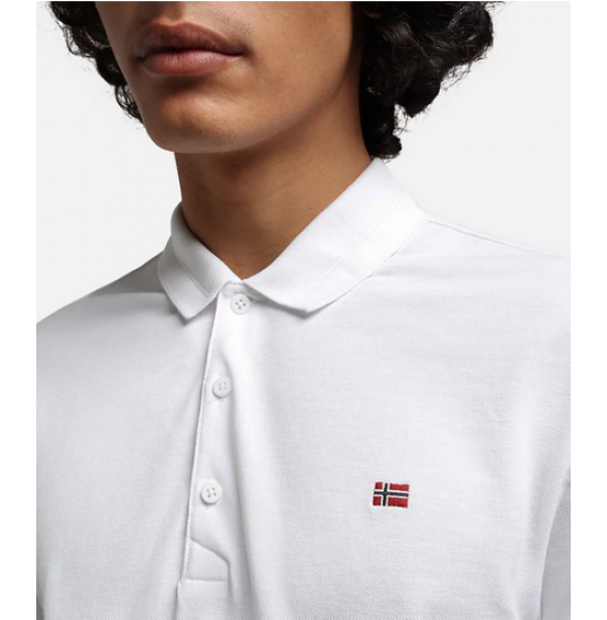 NAPAPIJRI EALIS POLO TEE BRIGHT WHITE (NP0A4GDK0021)