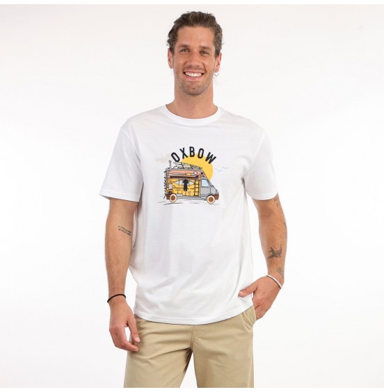 OXBOW TITRUCK XBLAN BLANC TEE (OXV930092_XBLAN)