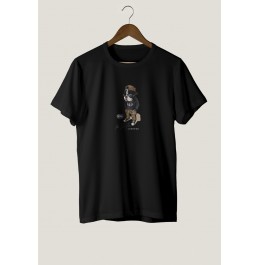 LOBSTER STAY IN STYLE TEE BLACK W1024