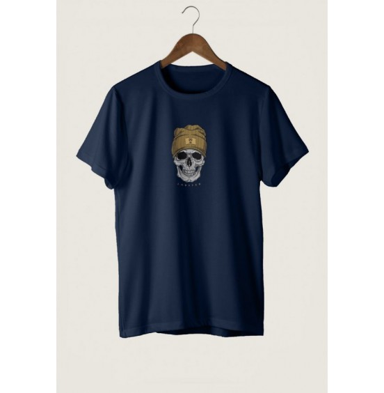 LOBSTER SKOOL TEE NAVY W1071