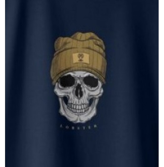 LOBSTER SKOOL TEE NAVY W1071