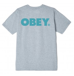 OBEY BOLD II CLASSIC T-SHIRT HEATHER GREY (165262710)