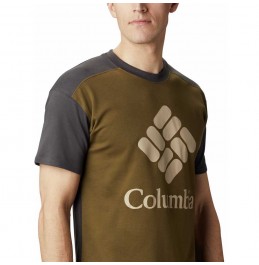 COLUMBIA MEN'S LODGE TEE NEW OLIVE/SHARK (1886291-328)