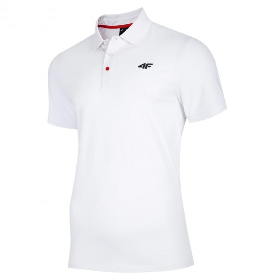 4F POLO T-SHIRT WHITE (NOSH4-TSM007)