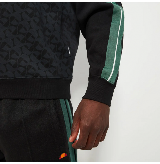 ELLESSE ITALIE SWEATSHIRT ΑΝΤΡΙΚΟ ΦΟΥΤΕΡ ΜΑΥΡΟ SHT19012-011
