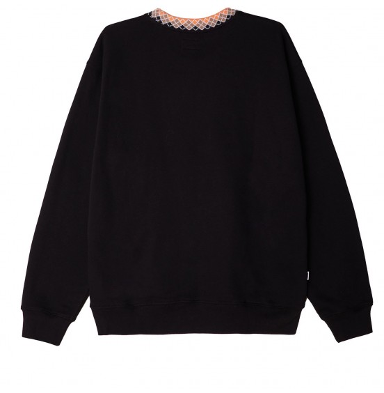 OBEY VERNER ARGYLE CREWNECK BLACK (112480098-BLK)