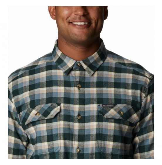 COLUMBIA FLARE GUN STRECH FLANNEL SPRUCE (1861582-371)