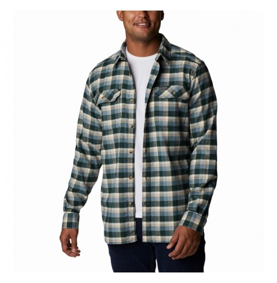 COLUMBIA FLARE GUN STRECH FLANNEL SPRUCE (1861582-371)