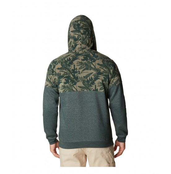 COLUMBIA TREK PRINTED HOODIE GREEN (2012154370)