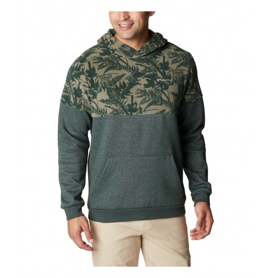 COLUMBIA TREK PRINTED HOODIE GREEN (2012154370)