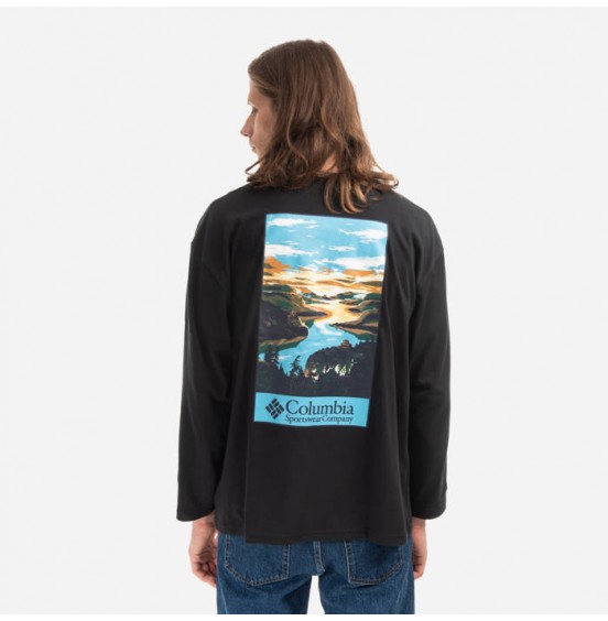 COLUMBIA CSC ALPINE WAY RELAXED LS TEE BLACK (2013731013)
