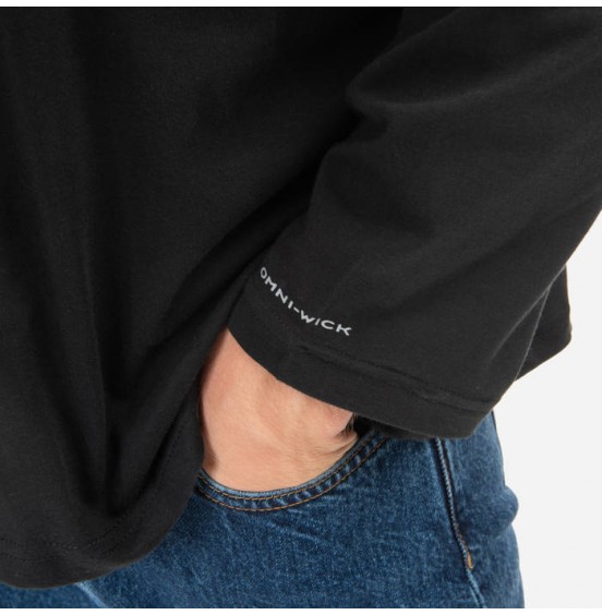 COLUMBIA CSC ALPINE WAY RELAXED LS TEE BLACK (2013731013)