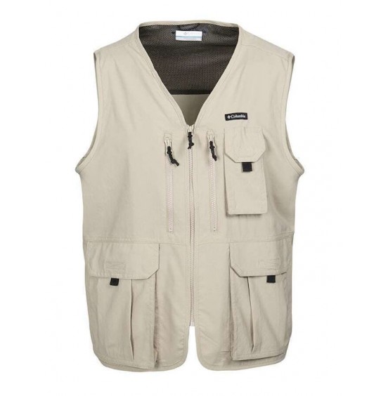 COLUMBIA SILVER RIDGE UTILITY VEST ANCIENT FOSSIL (2030733271)