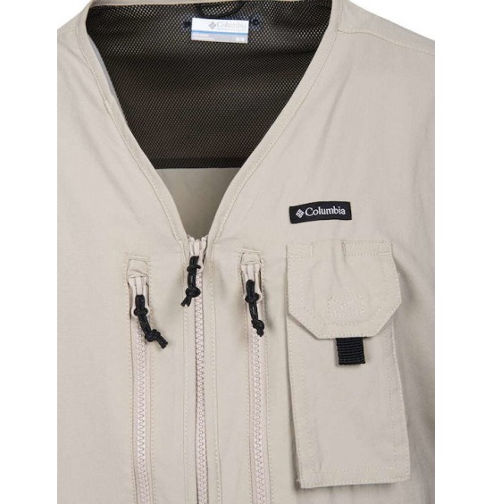 COLUMBIA SILVER RIDGE UTILITY VEST ANCIENT FOSSIL (2030733271)