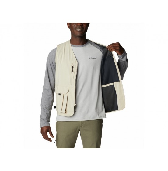 COLUMBIA SILVER RIDGE UTILITY VEST ANCIENT FOSSIL (2030733271)