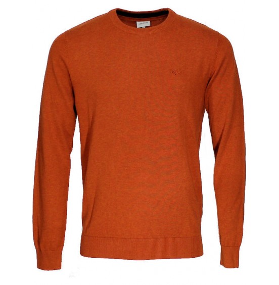 GNIOUS ΑΝΤΡΙΚΟ ΜΑΚΡΥΜΑΝΙΚΟ ΠΟΥΛΟΒΕΡ GOLDEN ORANGE 21-300186-3570 