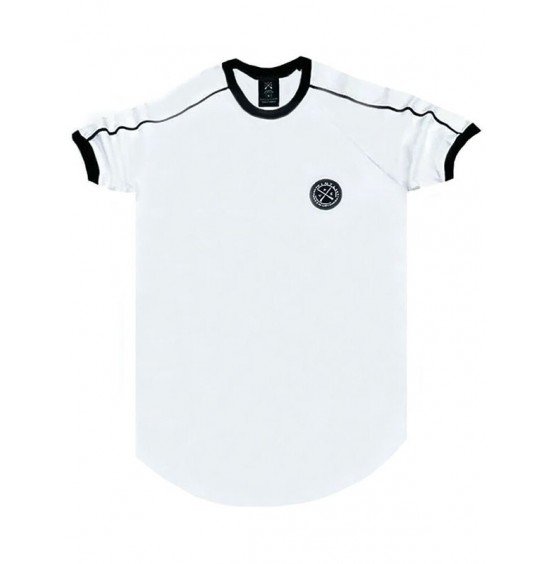 VINYL ART CLOTHING 2 STRIPE T-SHIRT ΛΕΥΚΟ 68941