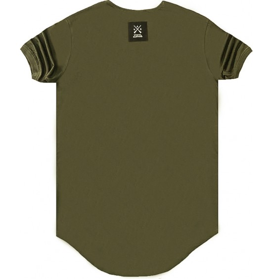 VIVYL ART CLOTHING PERIMETRIC TAPED T-SHIRT 69816