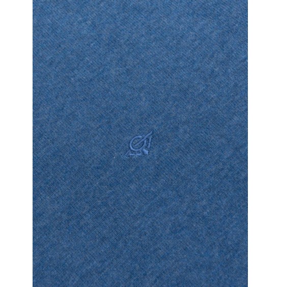 GNIOUS ΑΝΤΡΙΚΟ ΜΑΚΡΥΜΑΝΙΚΟ ΠΟΥΛΟΒΕΡ COLONY BLUE 21-300186-7599