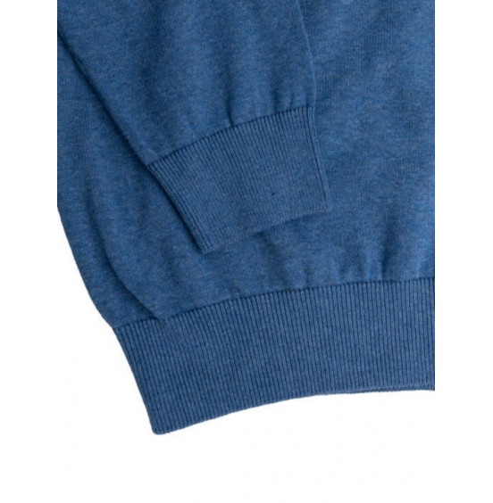 GNIOUS ΑΝΤΡΙΚΟ ΜΑΚΡΥΜΑΝΙΚΟ ΠΟΥΛΟΒΕΡ COLONY BLUE 21-300186-7599