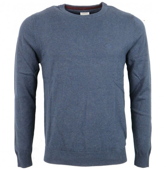 GNIOUS ΑΝΤΡΙΚΟ ΜΑΚΡΥΜΑΝΙΚΟ ΠΟΥΛΟΒΕΡ COLONY BLUE 21-300186-7599