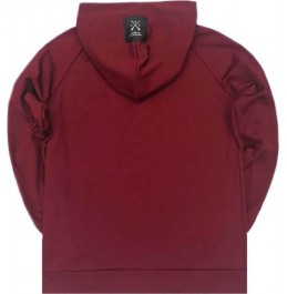 VINYL ART CLOTHING HOODIE WITH FULL ZIP ΜΠΟΡΝΤΩ 78451