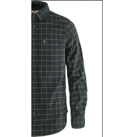 FJALLRAVEN Övik Flannel Shirt M  F82979 030 DARK GREY