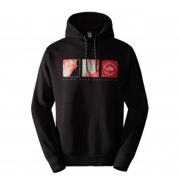 THE NORTH FACE M OUTDOOR GRAPHIC HOODIE NF0A8522JK31 TNF BLACK