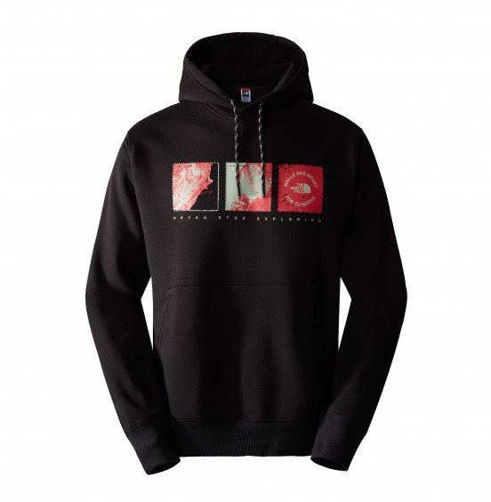 THE NORTH FACE M OUTDOOR GRAPHIC HOODIE NF0A8522JK31 TNF BLACK