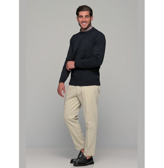 GNIOUS ΑΝΤΡΙΚΟ ΜΑΚΡΥΜΑΝΙΚΟ ΠΟΥΛΟΒΕΡ BLACK 21-300186-9098