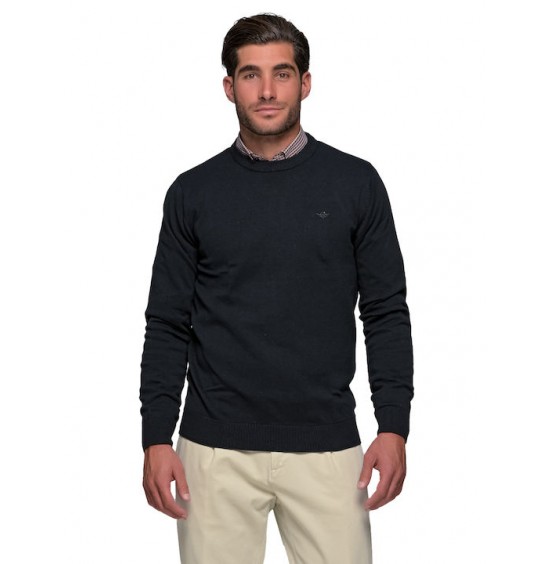 GNIOUS ΑΝΤΡΙΚΟ ΜΑΚΡΥΜΑΝΙΚΟ ΠΟΥΛΟΒΕΡ BLACK 21-300186-9098