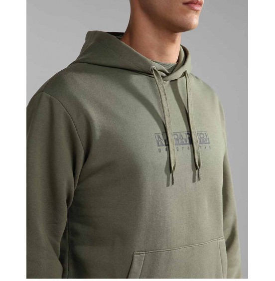 NAPAPIJRI B-BOX HOODIE GREEN LICHEN (NP0A4GBEGAE1)