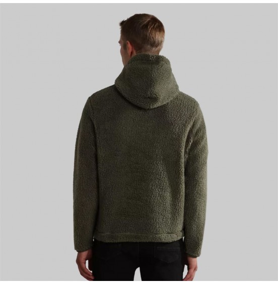 NAPAPIJRI T-BURGEE HOODIE FLEECE GREEN LICHEN (NP0A4GJ3GAE1)