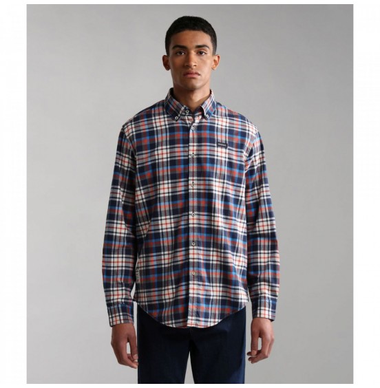 NAPAPIJRI G- TREKKING SHIRT CHECK WHITE (NP0A4GOTE1C1)