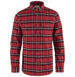 FJALLRAVEN Övik Heavy Flannel Shirt M F82978 345-021 (RED OAK-FOG)