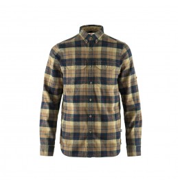 FJALLRAVEN SINGI HEANY FLANNEL SHIRT M 81373-227 DARK SAND
