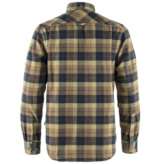 FJALLRAVEN SINGI HEANY FLANNEL SHIRT M 81373-227 DARK SAND